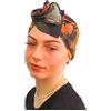 Generico Fascia capelli BANDANASARTE con ferretto modellabile,100% cotone pregiato