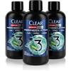 Generico Shampoo Uomo 3 in 1 Antiforfora con Mentolo Rinfrescante, Freschezza Attiva, Formato da Viaggio 100ml, Set da 3 o 6 Pezzi (Set da 3 Pezzi)