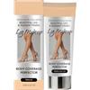Vaethy Perfecting Body Foundation, trucco per gambe e corpo, impermeabile, per vene varicose, lunga durata, colore naturale