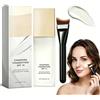 HFYMXNB Mira Glow Fondotinta abbinato al colore con SPF15 con pennello da trucco, adatto per pelli mature, si adatta naturalmente al tono della pelle, carnagione uniforme per il trucco quotidiano