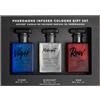 RawChemistry Pheromone - Set regalo di colonia da uomo, set di 3 colonie