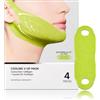 VELAJA Cintura Viso Doppio Mento Con Collagene, Face Tape Viso Lifting V-Line Idratante E Rassodante, Maschera Collagene Viso Per Contorno Mandibola, Per Uso A Casa In Ufficio In Viaggio