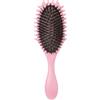 Riven Pettine per cuscino d'aria, spazzola per capelli ricci, riduce la trazione e la separazione dei ricci, per ricci, pettinatura e forme (rosa)