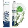 Trensral Siero roll on con Saw Palmetto, rosmarino, estratto di piselli per capelli più spessi e pieni, formula non grassa, 25 ml