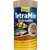 TetraMin XL Granules - Mangime per pesci a lento affondamento per pesci ornamentali di grandi dimensioni nello strato d'acqua centrale dell'acquario, lattina da 250 ml