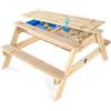 Plum Tavolo da picnic in legno con sabbia e acqua Plum Surfside