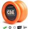 YOYO FACTORY YoyoFactory ONE - Yo-Yo per Principianti e Avanzati, 2 Cuscinetti | Cambia cuscinetto e passa da responsive a unresponsive. Combo fingerspin, rotazione lunga.