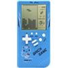 HLF Retro console di gioco in mattoni a grande schermo 9999 in 1 Carro armato/corsa/tiro Gioco di puzzle casual Difficoltà/velocità regolabile piccolo e facile da trasportare migliori regali (Blu)
