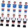 CONGARTENO Figure Giocatori da Calcio Balilla in Resina, 10 Pezzi Accessori