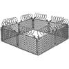 UPKOCH Set Mini Recinzione Militare per Bambini, Scena in Miniatura, ABS | Costruzioni di Mini Campo, Set da 1 Pezzo, Resistente, Sicuro, per Feste e Fantasia