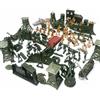 Lilihuimaoyi Set di Soldatini Giocattolo Militari in Plastica, Figure Statiche per Bambini e nisti , Set da battaglia C+