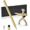 OSDUE Fidget Pen, Multifunzione Penna Magnetica Penna Sollievo Dallo Stress | Fidget Regalo Uomo Festa del Papa Idee Regalo Divertente Gadget per Idee Pasqua Natale Oro
