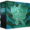 Pokémon - Gioco di carte collezionabili: Top Trainer Box Karmesin & Viola - Mascherata al crepuscolo (1 carta promozionale a schermo intero con maschera verde turchese Ogerpon, 9 buste di espansione e