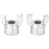Generic Porta C in Lega di Alluminio, Porta C per Auto RC Contrappeso Resistente all'erosione Accurato a Prova di Ruggine per l'arrampicata (Silver)