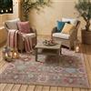 Pergamon Lagos Tappeto Vintage da Esterno | Tappeto Interno ed Esterno | Tessuto Piatto | Resistente alle Intemperie e ai Raggi UV | Balcone Terrazza Giardino | Facile da pulire