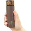 LYXBOFC Mini borraccia isotermica bottiglia isolata da 150 ml, facile da trasportare, riutilizzabile, per ufficio, casa (colore del caffè)