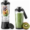 STORMIX Blender - Blender portatile senza fili - 6 lame in acciaio inossidabile - 150 W potente e veloce - frullati, shaker, ghiaccio tritato - 600 ml - USB-C ricaricabile - autopulente - Design