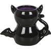 Something Different Tazza con gatto pipistrello carino e inquietante (taglia unica) (nero)