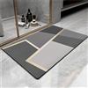 Aoligeinb Quadrato Diatomea Fango Marmo Bagno Tappetino Doccia Ingresso Tappeto Tappeti Tappetino Assorbente Pavimento Antiscivolo per Casa Bagno Vasca da bagno