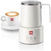 Illy Milk Frother | Montalatte Elettrico Automatico 500ml, Acciaio Inox Bianco o Nero | Cappuccinatore per Cappuccino Perfetto