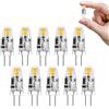 I-SHUNFA Lampade LED G4, Lampadine LED da 1,2W 12V sostitutive per lampade alogene da 10W-15W, 120 lumen, non dimmerabili, piccole lampadine LED per cappa da cucina, cucina (4led*4000k*10pack)