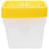 TOYZFRIENDY 4 Pezzi Contenitore Assorbi Umidità Riutilizzabile Scatole Trasparenti con Antiperdita per Armadio e Interni Supporto Plastica per Sali Deumidificanti