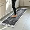 hehongshun Tappeto Cucina Antiscivolo Lavabile, Passatoia Corridoio, Tappeto Cucina Antiscivolo in Diatomite Resistente a Macchie e Olio Design Antiscivolo Motivo Europeo Moderno 120x30 cm