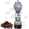 cdpdmai Cold Brew Drip Tower, Brew Macchina da caffè Cold Drip Coffee per Uso Domestico Flusso d'Acqua Regolabile Trasparenti Supporto in Gocciolatore Regolabile per la Casa(Color:A)