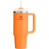 Stanley Quencher H2.0 - Bicchiere con manico e cannuccia, 850,5 g, coperchio Flowstate a 3 posizioni, compatibile con i viaggi, tazza isolata in acciaio inox, senza BPA, asta dorata