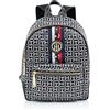Tommy Hilfiger Zaino da donna Jaden Plus, Black/White, One Size, Zaino Jaden Plus