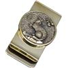 OAOAO Fermasoldi in ottone con motivo zodiacale for uomo, fermasoldi vintage, 5,7 x 3 cm / 2,24 x 1,18 pollici, 1 pezzo(Mouse)