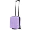 R.Leone Valigia 45x36x20 cm Easyjet Trolley Bagaglio a Mano 2 Ruota in ABS 20374ES (Lilla, 45x36x20cm 2Ruota)