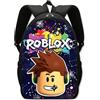 DaengGeGe Roblx Zaino Scolastico per Adolescenti - Grande Zaino Leggero per Scuola e Sport, Regalo Creativo per Alunni e Studenti