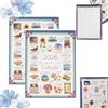 Generico Calendario Bucket List 2026, 2 Calendario Da Tavolo Mensile A S-pirale Da 12 Mes-i Con Slow Down E The Seasons, Taccuino Decorativo Con Acquerelli E Date Giornaliere Per Insegnanti, Scuole, Famiglie