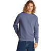 Calvin Klein Uomo Felpa Badge Crew Neck Cotone, Blu (Grisaille), XS