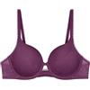 Triumph Wild Rose Sensation WP Bra, Flower Purple, 6E Donna