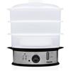 TRISTAR VS-3914 Vaporiera per Alimenti Senza BPA, Plastica, Argento, XXL