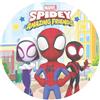 Dekora - Ostie per Torte di Compleanno per Bambini - Cialda per Torta di Spidey da 20 cm - Decorazioni Commestibili per Torte - Senza Glutine e Senza Lattosio - Adatto ai Vegetariani