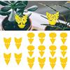 SEMINISMAR Biadesivo Trappole per Insetti,Giallo Trappole Appiccicose,Plug-in Trappola per Mosche Piastre,Plant Flycatcher, Gialle Adesivo Giallo pianta di Protezione da afidi di zanzara, 16Pz