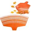 KADAX Rastrello robusto in plastica, senza manico, larghezza 45 cm, per foglie e giardino