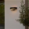 nordlux Monay Solar lampada a parete rotonda con sensore, LED, 2518351003, Monay [Lampade per Esterni > Lampade a Parete]