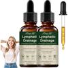TruuMe 2PC Linfia Drenaggio Linfatico, Gocce di Benessere peril Drenante Linfatico,Formula Erboristica Naturale, l'equilibrio e il benessere - contro le gambe pesanti,Adatte per Donne e Uomini