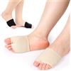 nplaseta 2 cuscinetti per metatarso con gel nell'avampiede, per uomo e donna, morbidi e comodi, riutilizzabili, per stare in piedi, camminare, correre (nero + beige)