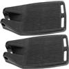 DEARMAMY 1 Paio Pedale Della Piede Pedali Standard Pedana Riposo Accessori Gamba Poggiapiedi Anziani Pedale Universale Per Carrozzina Black Plastica