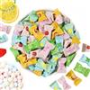 JOIYSVEN Gomma Da Masticare, 500 Pezzi Per 500 G, Gusti Misti, Senza Zucchero E Senza Glutine, Perfetta Per Gustare Una Sensazione Rinfrescante Sempre E Ovunque