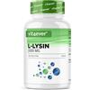 Vit4ever L-Lisina 2000-160 compresse - 1000 mg per UNA compressa - Vegan - L-lisina HCL, cellulosa microcristallina (agente di carica)