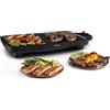 Tefal Plancha Booster Griglia Elettrica da Interno, Potenza 2200 W, Rivestimento Antiaderente Resist+, Tecnologia Thermo-Spot, CB6428