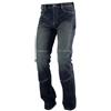 A-Pro, Jeans da motociclista, con Inserti protettivi, in Kevlar rinforzato, nero, 36