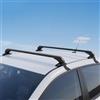 Linanty Barre portapacchi universali per auto a 4/5 porte, barre trasversali in alluminio con antifurto, portapacchi per veicoli senza mancorrenti, portata statica 75 kg, lunghezza 100 cm