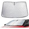 Tokenhigh, Parasole per parabrezza anteriore per auto, compatibile con Toyota Yaris 2011-2024, Parasole interna pieghevole e rinforzata per parabrezza auto, Parasole anteriore per protezione UV e
